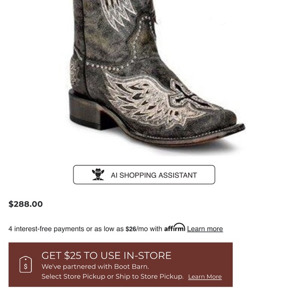 Corral Winged Boots - Picture 6 of 7